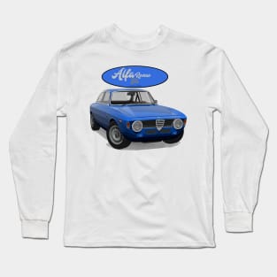 ALFA ROMEO GTA Blue Long Sleeve T-Shirt